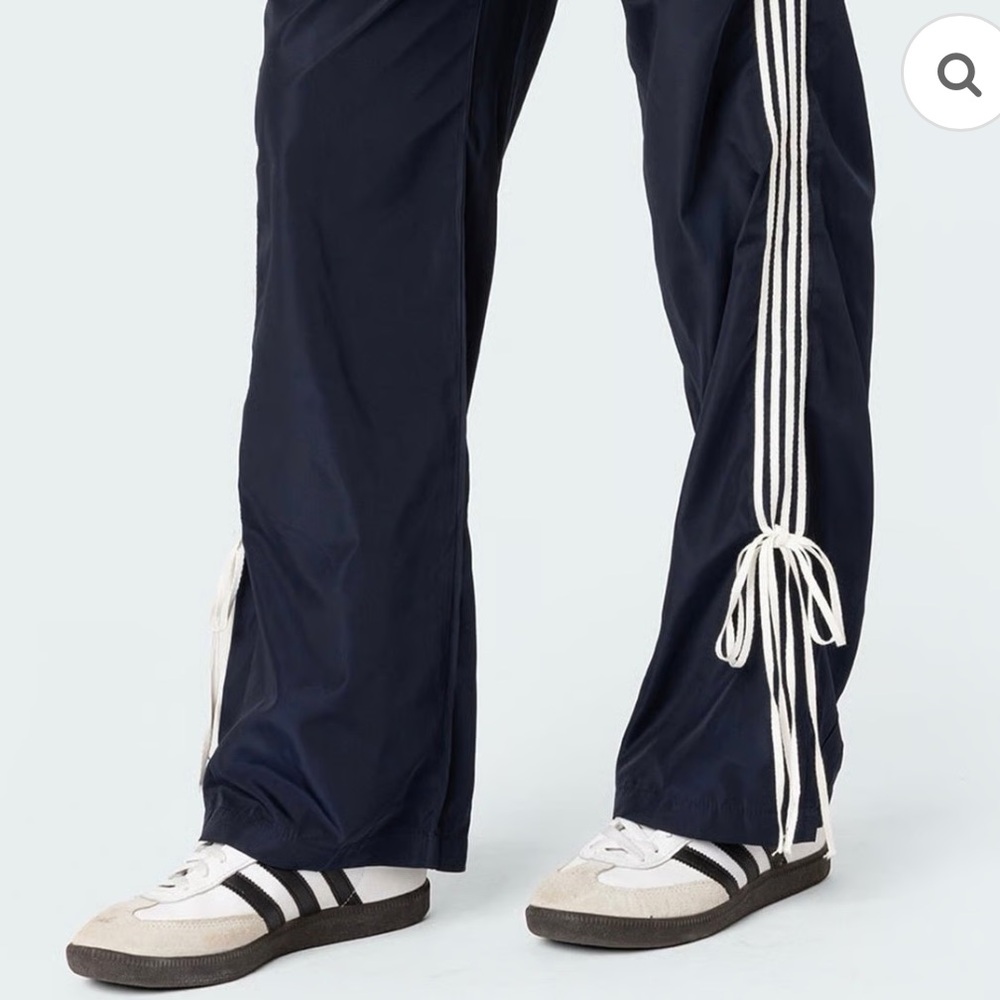 Edikted Remy Bow Ribbon Track Pants - Picture 4 of 10